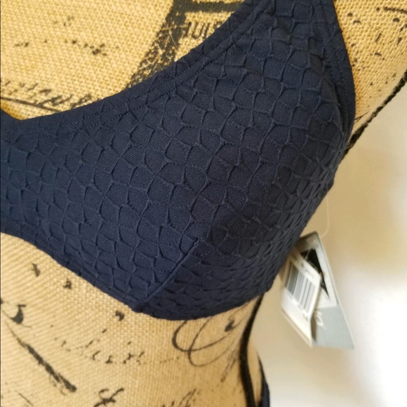 NWT Navy Speedo halter bikini size 14 - Picture 3 of 8